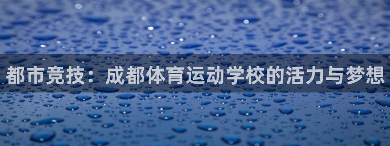 yy易游官网下载是干嘛的公司：都市竞技：成都体育运动学校的活